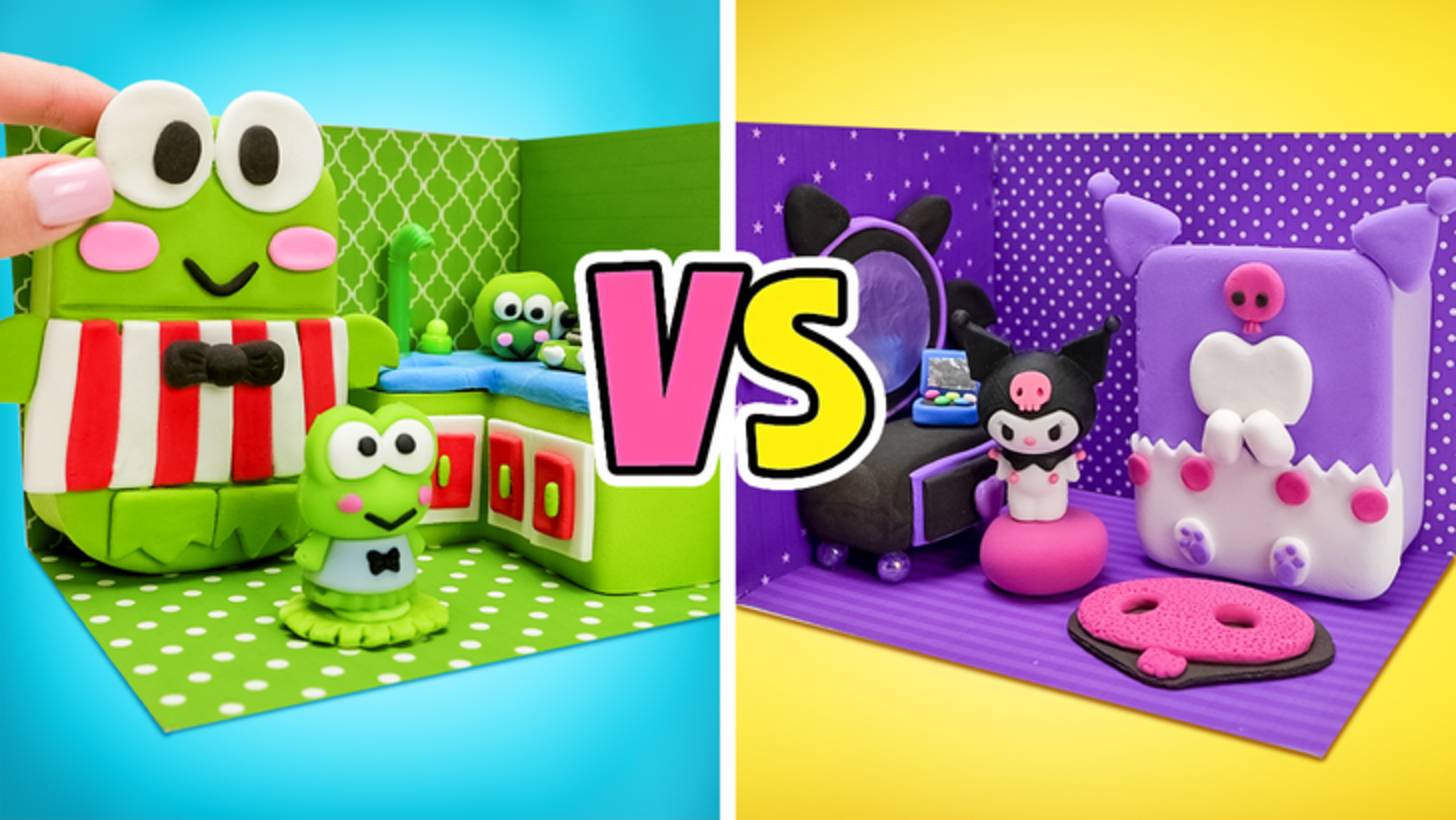 🏠 Мастерим домик с 5 яркими комнатами 🎨😍 смотреть онлайн