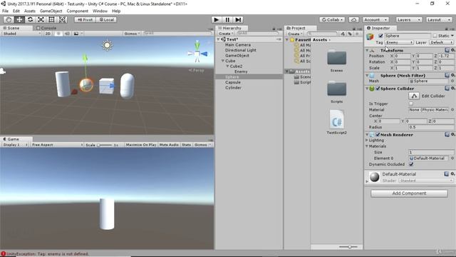 21 - Searching & Finding GameObjects in Unity