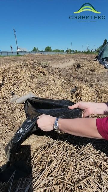 Проверка силосной пленки после заготовки в 2024 г, проверка структуры пленки май 2025