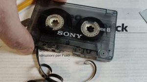 Ремонт неразборной аудиокассеты. #аудиокассета