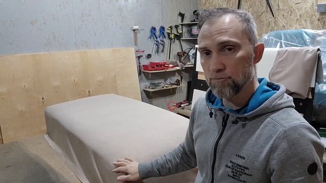 Перетяжка, ремонт старого дивана. Часть 2. смотреть онлайн