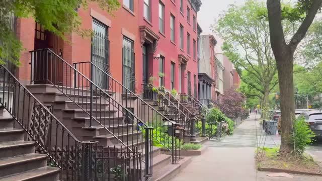 🗽 Бруклин, Нью-Йорк - прогулка в районе Клинтон-Хилл / 2025