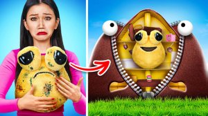 🏡 Строим мини-дом для POU! Весёлые поделки своими руками 🎨