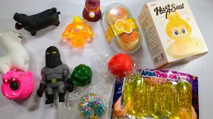 ПОПАЛАСЬ КРАСИВАЯ ЛАБУБУ✨ ТАБА лапки сквиши 🐾 распаковка АСМР сквишей и антистрессы режу СКВИШИ ✨