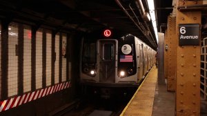 Метро Нью-Йорк США | Станция Канал-стрит Чеймберс-стрит Бауэри линия Нассо-стрит