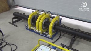 Работа стыкового сварочного аппарата Пилотфюз 315 с ручным зеркалом