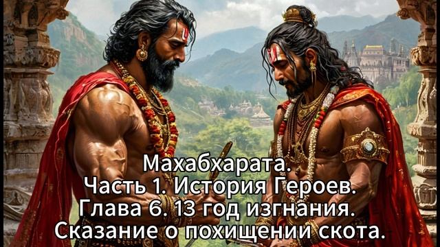 29. Махабхарата. Часть 1. История Героев. Глава 6. 13 год изгнания. Сказание о похищении скота. смотреть онлайн