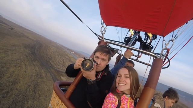 Как GoPro 4 Hero Session на воздушном шаре летала
