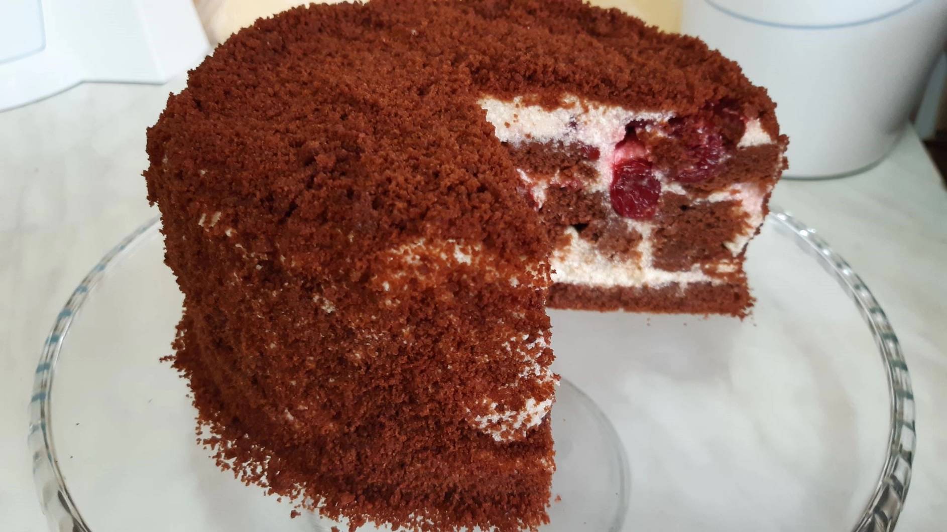 ПОСТНЫЙ Торт ПАНЧО с вишней! Очень вкусный торт БЕЗ МОЛОЧНЫХ ПРОДУКТОВ и БЕЗ ЯИЦ! смотреть онлайн