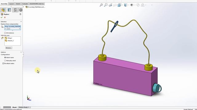 6.05. Replacing Parts in an Assembly - SOLIDWORKS Become a Certified
