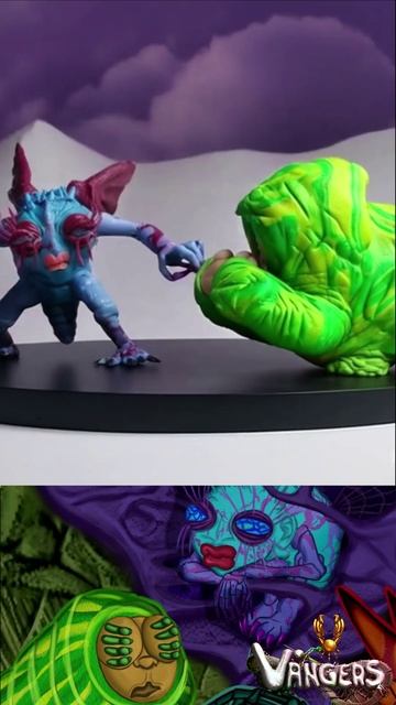 Как слепить из глины Вангеры. Цыкса и элипод. смотреть онлайн