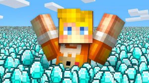 Майнкрафт, но с ОДНИМ МИЛЛИОНОМ АЛМАЗОВ…