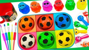 Яркие Мультики для детей. Мультики про разноцветные мячики из слаймов для малышей.