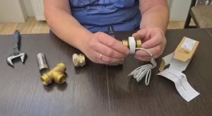 Установка датчика расхода жидкости