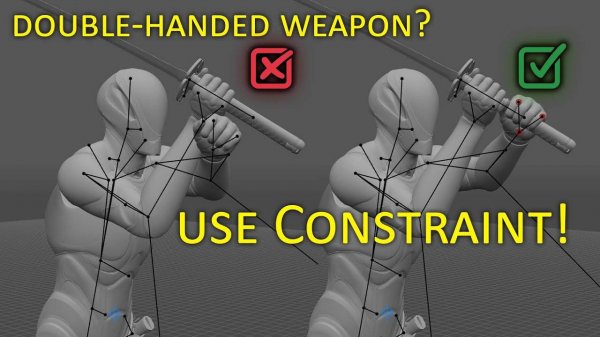 Работа с Constraint'ами в Cascadeur | Управление связями и физикой персонажа