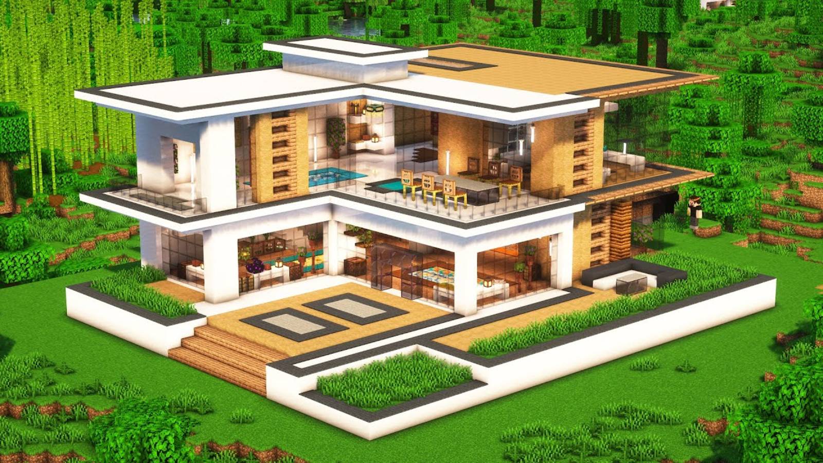 Дом для миллионера в Майнкрафте — без модов ! #minecraft смотреть онлайн