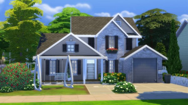 УЮТНЫЙ СЕМЕЙНЫЙ ДОМ / The Sims 4 Строительство / Mulena Sims 4