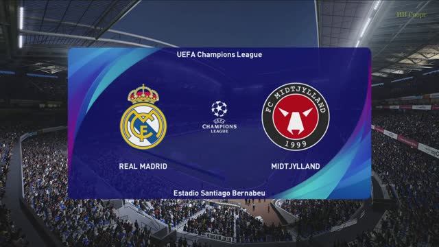ЛЧ. Реал М - Мидтьюланд. 3тур. Группа E.