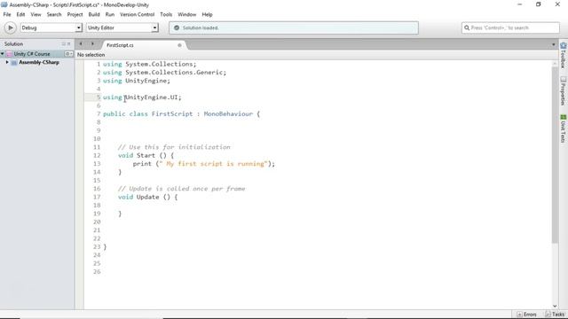 5 - Understanding Structure of a C Script