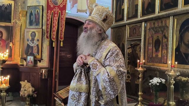 Проповедь митрополита Иоанна в Неделю Всех святых в земле Русской просиявших в Воскресенском храме смотреть онлайн