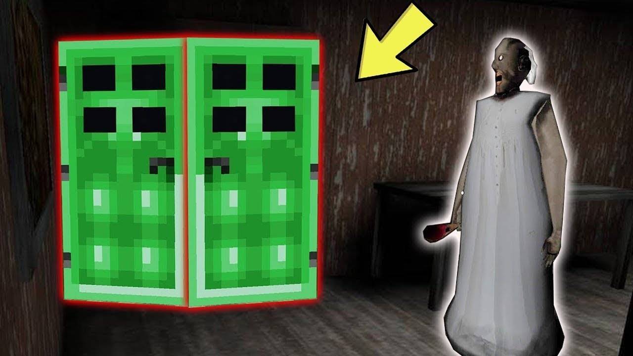 КАКОЙ СЕКРЕТ ПРЯЧЕТ БАБКА ГРЕННИ ЗА ДВЕРЬЮ В МАЙНКРАФТ НУБИК В MINECRAFT ТРОЛЛИНГ ЛОВУШКА GRANNY 2 смотреть онлайн
