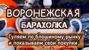 ВОРОНЕЖСКАЯ БАРАХОЛКА| ГУЛЯЕМ ПО БЛОШИНОМУ РЫНКУ И ПОКАЗЫВАЕМ СВОИ ПОКУПКИ 🛍️