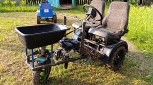 Бензотачка разведчик, версия 3.0. Трехколесная повозка, легкая, маневренная, простая.