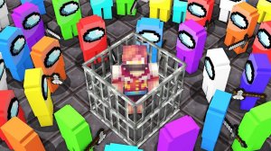 ТУМКА Закрыл Меня в ТЮРЬМЕ с ПРЕДАТЕЛЯМИ из AMONG US в Майнкрафт..