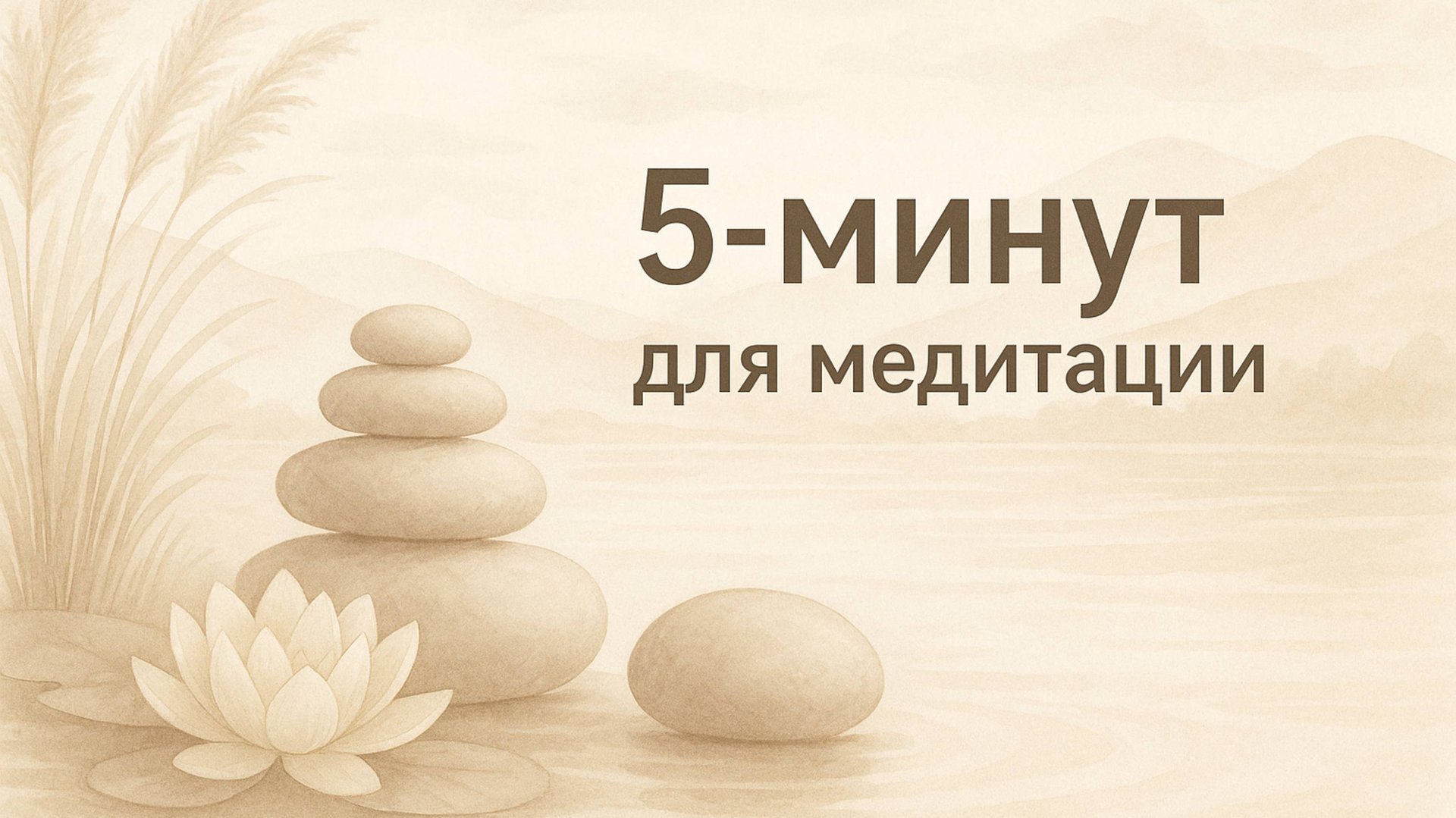 5 МИНУТ ДЛЯ МЕДИТАЦИИ НА УТРО смотреть онлайн