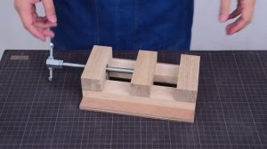 [СДЕЛАЙ САМ] Деревянные тиски для сверлильного станка