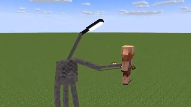 Head Light Vs Piglin Minecraft Animation