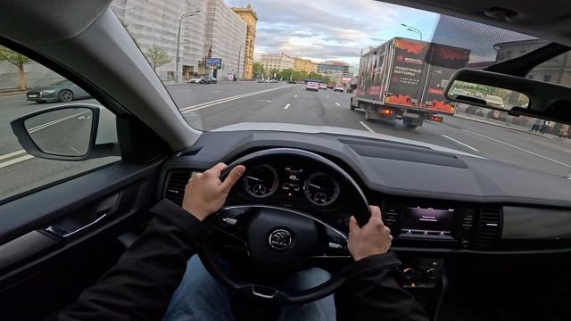 2022 Skoda Kodiaq / Шкода Кодиак 1.4 турбо робот 150 л.с. / Тест-драйв от первого лица / Шумометр смотреть онлайн