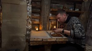 Землянка у ручья. Делаю доски бензопилой. Драники из картошки