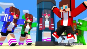 Парни против мобов Майнкрафт: Любовное проклятие девушки-клона - майнкрафт мультфильм