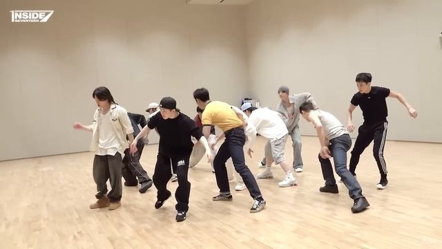 INSIDE SEVENTEEN THUNDER 안무 연습 비하인드 THUNDER Dance Practice Sketch смотреть онлайн