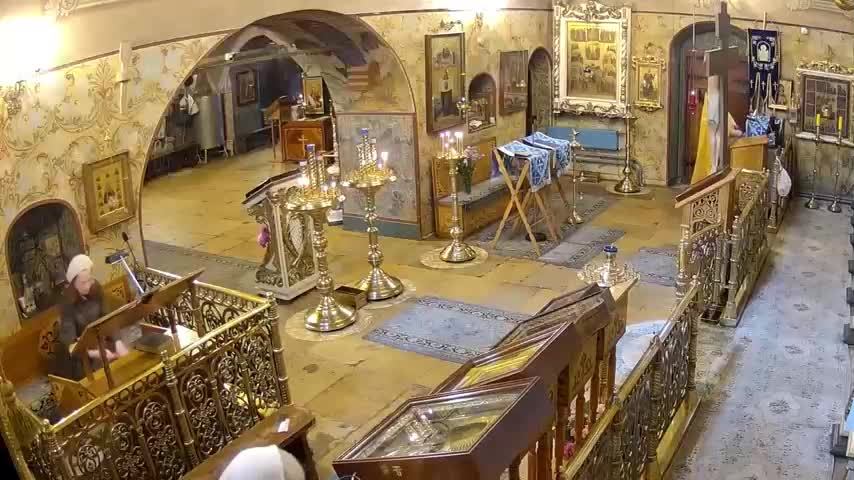 Молебен с акафистом Порт-Артурской иконе Божией Матери. Храм Успения в Путинках. смотреть онлайн