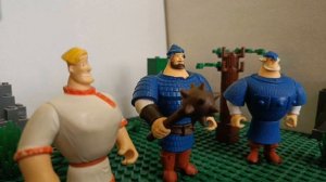 Три богатыря в лего мире (Lego animation)
