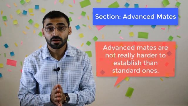5.01. What is in this section (Advanced Mates) - SOLIDWORKS Become
