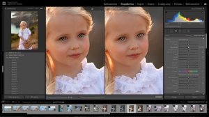 как сделать выразительный глаза в лайтрум