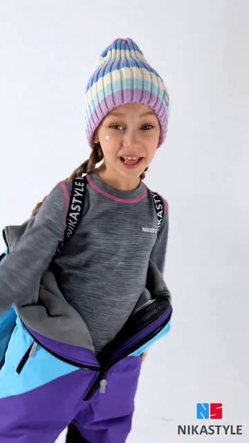 NikaStyle, зимний комбинезон 8з5823 бирюза/лиловый смотреть онлайн