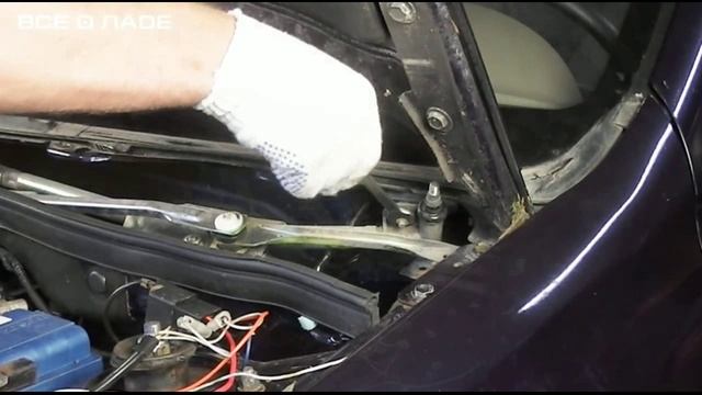 4. Замена трапеции и моторчика стеклоочистителя смотреть онлайн