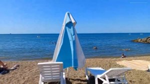 Новороссийск пляж Мысхако сегодня 24 июня 2025. Какая обстановка на пляже, море и погода на курорте