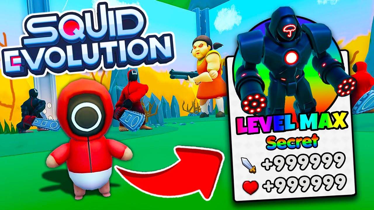Я ПОЛУЧИЛ СЕКРЕТНУЮ ЭВОЛЮЦИЮ МАКСИМАЛЬНОГО УРОВНЯ В ЭВОЛЮЦИИ КАЛЬМАРА! ROBLOX Squid Evolution смотреть онлайн