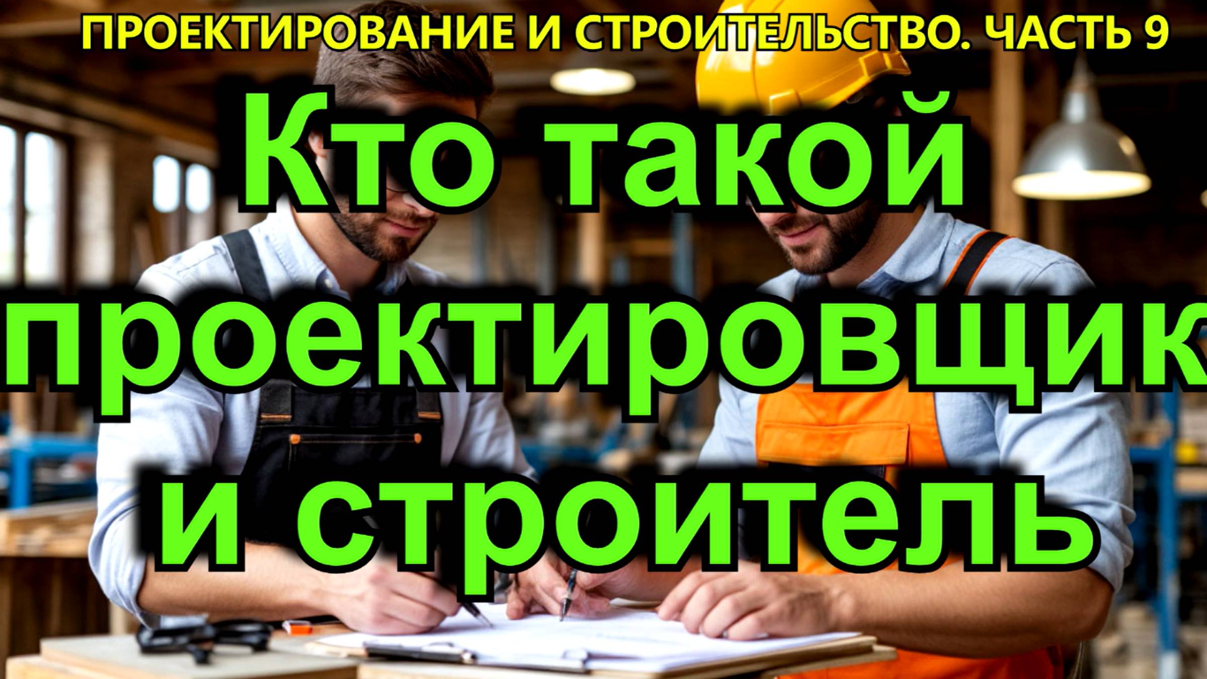 Кто такой проектировщик и строитель смотреть онлайн