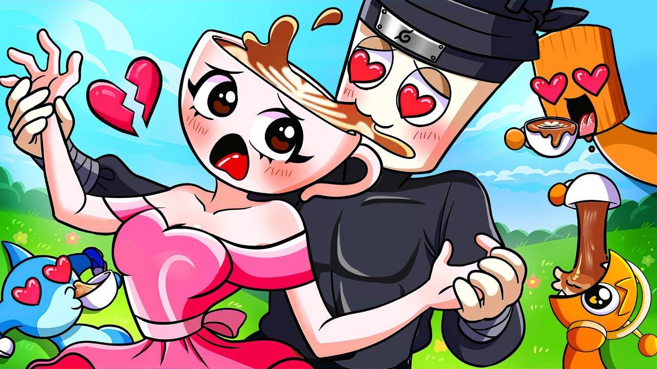 КОФЕ, КОТОРЫЙ ЛЮБИТ БАЛЕРИНА КАПУЧЧИНО! "УБИЙЦА КАПУЧИНО ВЫПИЛ ЕГО" / Анимация Спрунки смотреть онлайн