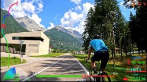 Видео для велотренажёра -Cycling Workout Antholz Valley Alps South Tyrol