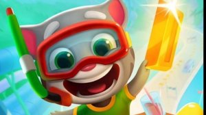 Говорящий Том бег за золотом