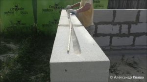 Армирование газобетонной кладки