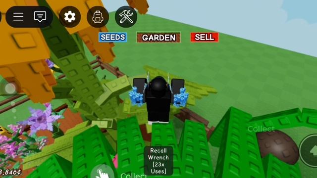 :kod играю в вырости сад