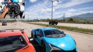 Lamborghini Revuelto & Lamborghini Aventador.Гонки на Ламборгини